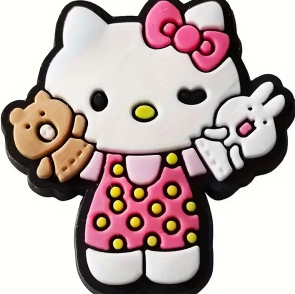 23pcs/set Sanrio Series Shoe Charms Kuromi Cinnamoroll Hello Kitty Jibbit - Picture 3 of 9